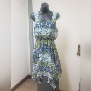 Delirious Los Angeles L blue Paisley dress